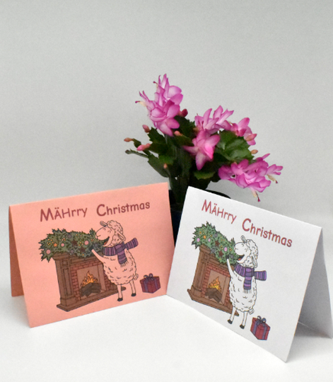 Bastelanleitung Pop-Up-Karte Schaf