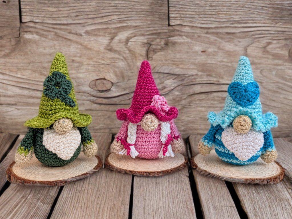 MINI-WICHTEL - Häkelanleitung Gnome Schlüsselanhänger - Bild 2