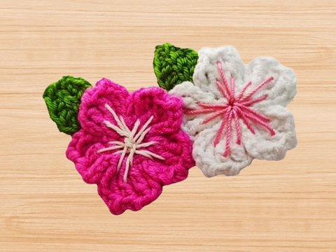 Crochet Flowers Hair Clip Pattern – PDF + Video Tutorial