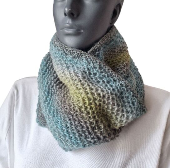 Strickanleitung kuschlig warmer Loop, Rundschal, Schal   #346