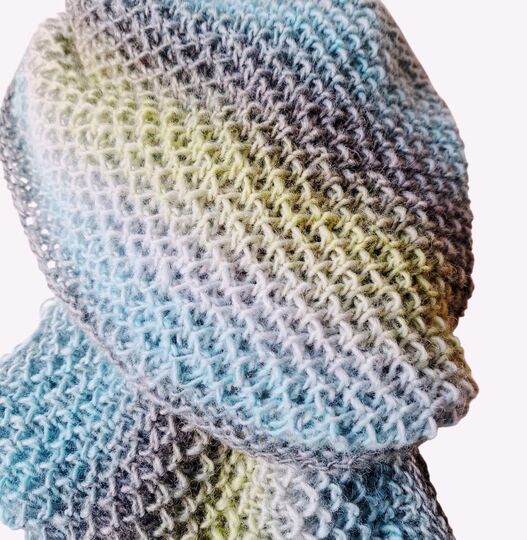 Strickanleitung kuschlig warmer Loop, Rundschal, Schal   #346