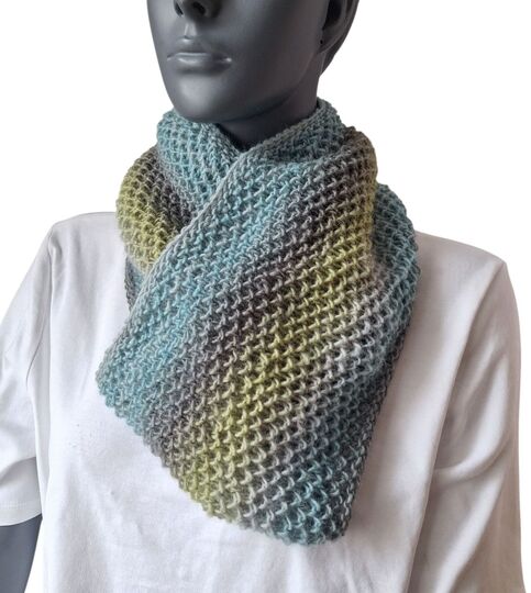 Strickanleitung kuschlig warmer Loop, Rundschal, Schal   #346