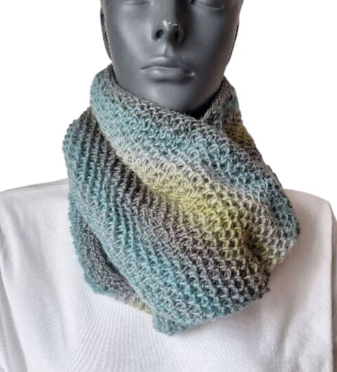 Strickanleitung kuschlig warmer Loop, Rundschal, Schal   #346