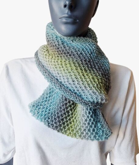 Strickanleitung kuschlig warmer Loop, Rundschal, Schal   #346