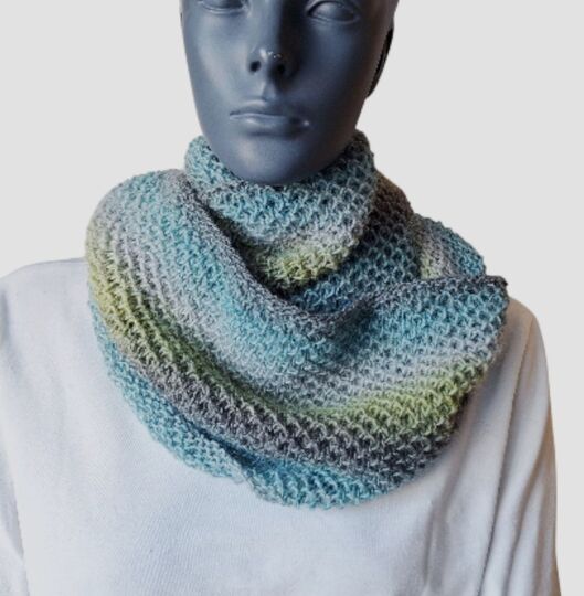 Strickanleitung kuschlig warmer Loop, Rundschal, Schal   #346