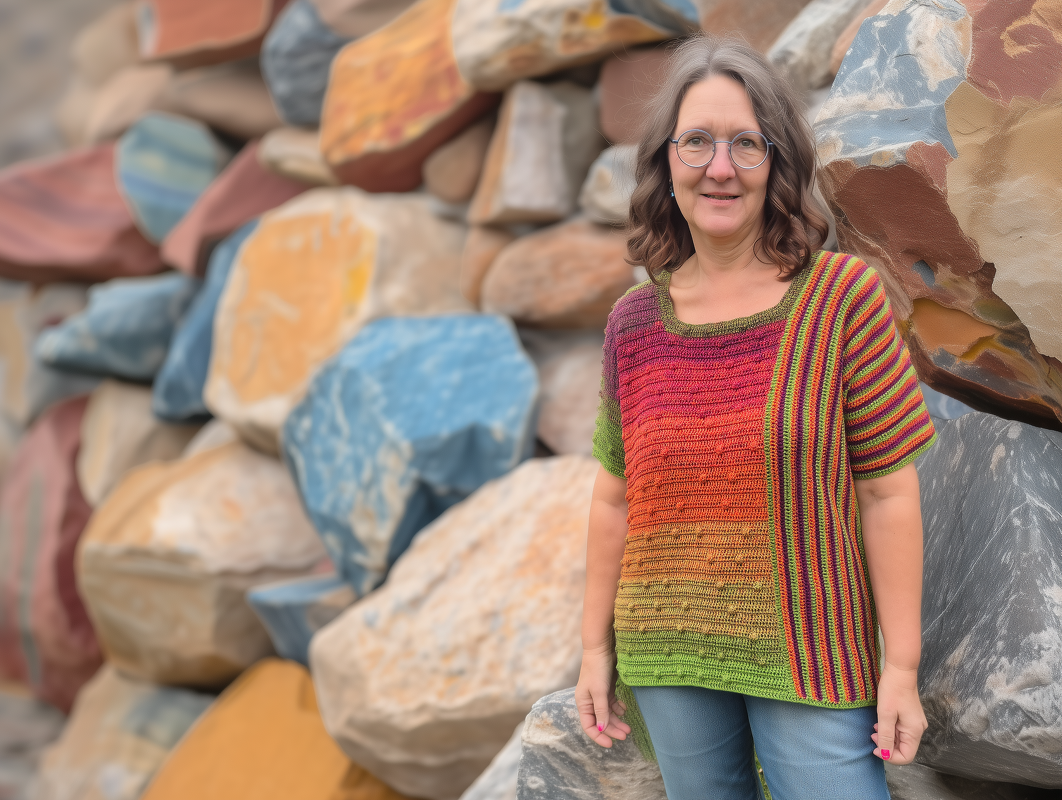 Frauhohmanns Häkelpullover „BrombeerStrauch“