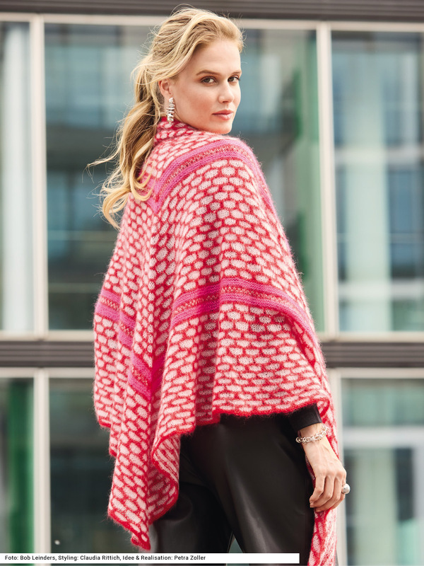 Dreifarbiges Dreieckstuch