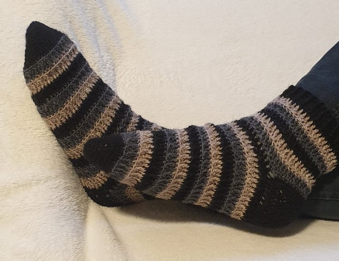 Anleitung gehäkelte Socken Minneapolis mit Bumerangferse in allen Größen