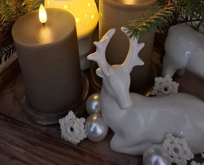 Kleine Weihnachtssternchen - Häkelanleitung