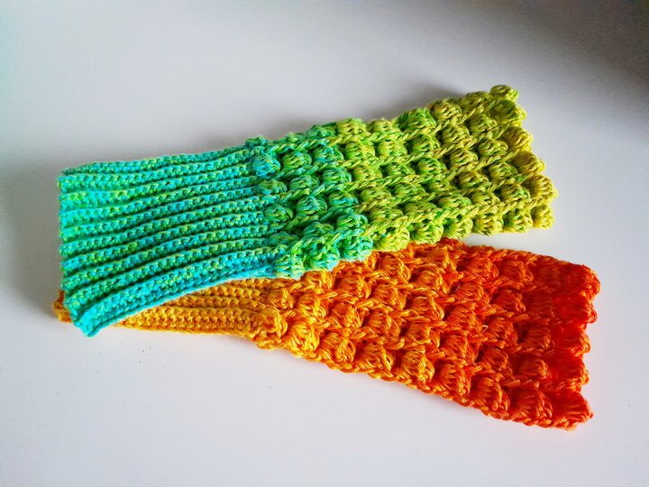 Winterset "Kunterbunt" Schal, Beanie und Handstulpen Häkelanleitung