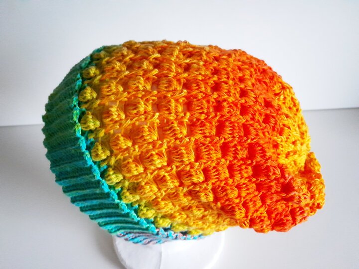 Winterset "Kunterbunt" Schal, Beanie und Handstulpen Häkelanleitung