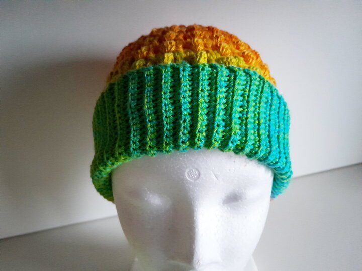 Winterset "Kunterbunt" Schal, Beanie und Handstulpen Häkelanleitung