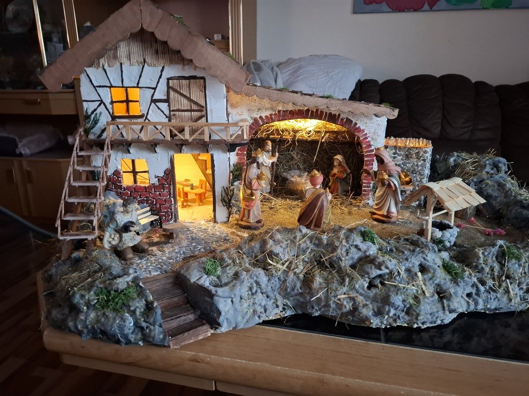 Neue Weihnachtskrippe