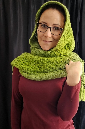 Molly - Hooded Shawl or Sweater