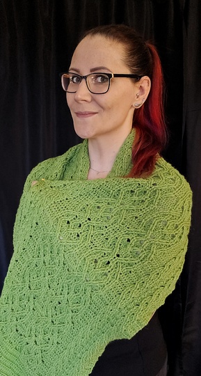 Molly - Hooded Shawl or Sweater