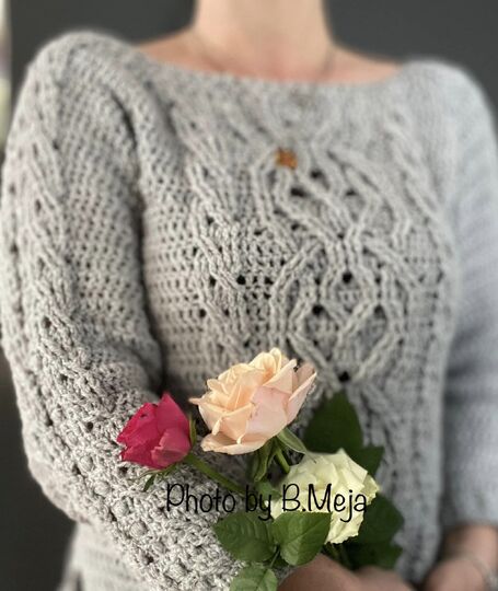 Molly - Hooded Shawl or Sweater