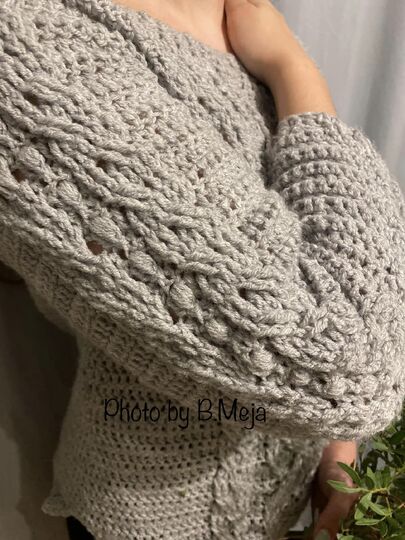 Molly - Hooded Shawl or Sweater