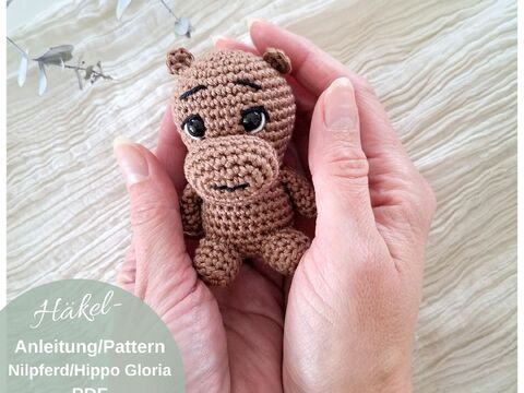 Crochet pattern hippo