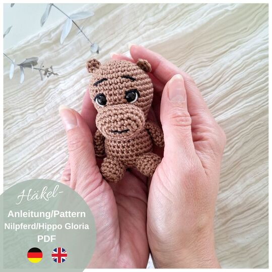 Crochet pattern hippo