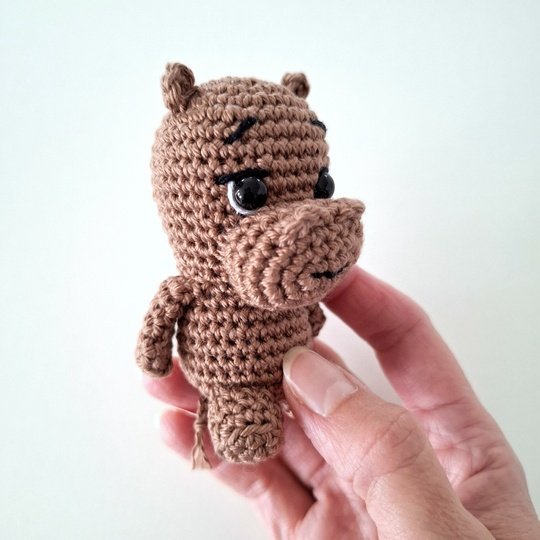 Crochet pattern hippo