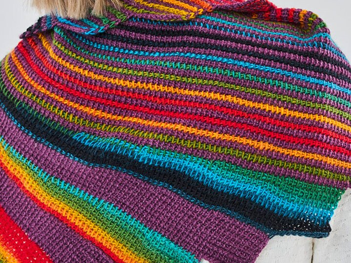 DRACHENSTRAHL DOROTHE …TUNESISCH GEHÄKELT