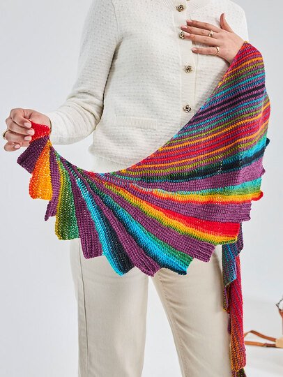 DRACHENSTRAHL DOROTHE …TUNESISCH GEHÄKELT