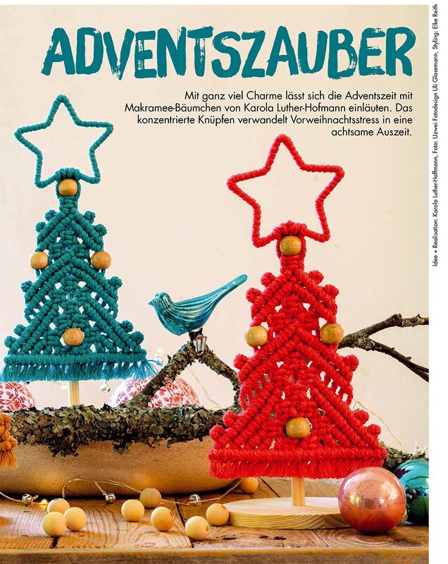 Tannenbäumchen, makramee - Bild 2