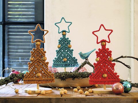 Tannenbäumchen, makramee