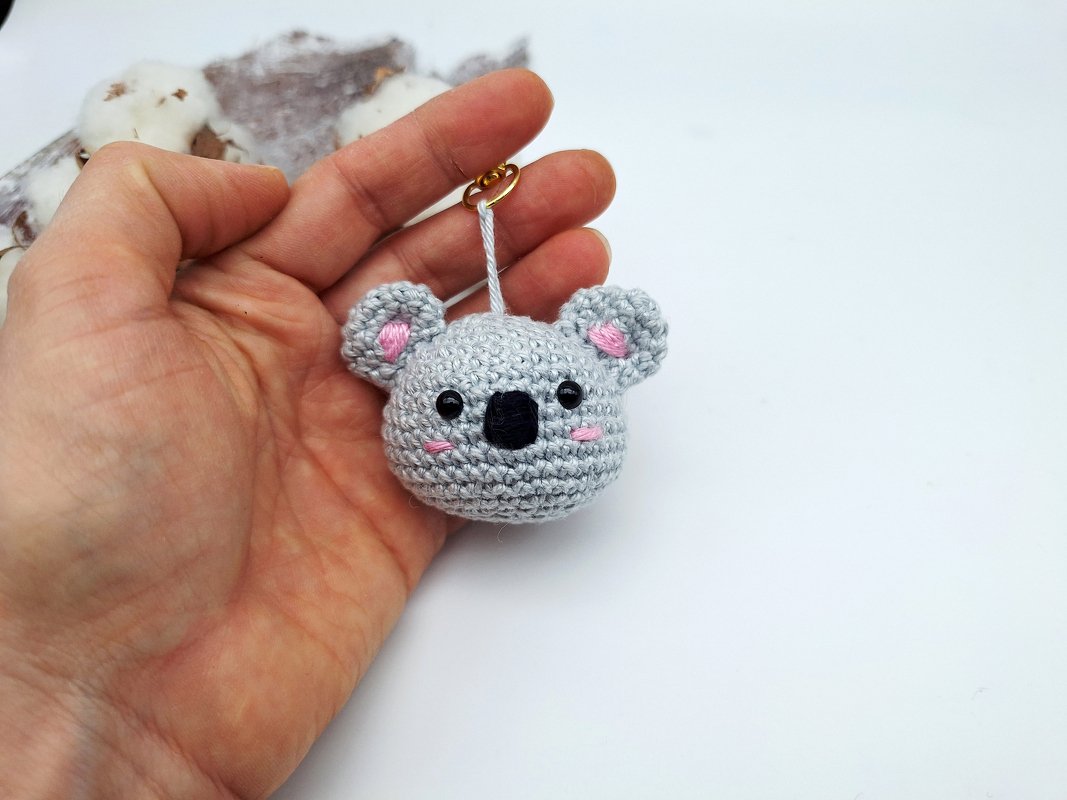 Koala-Schlüsselanhänger - Häkelanleitung, deutsch - Bild 5