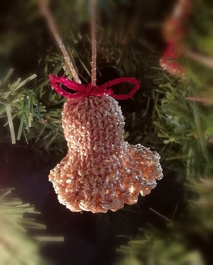 Strickanleitung Mini-Weihnachtsglöckchen