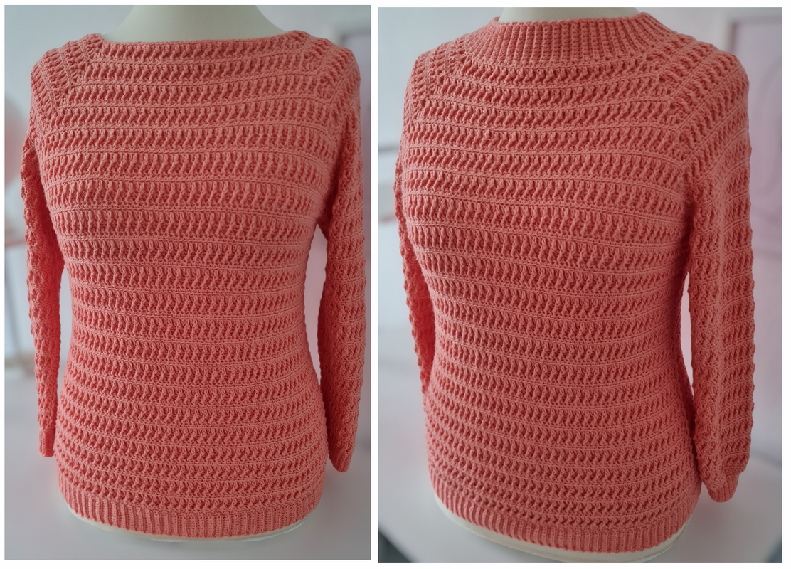Pullover "Twisted" Häkelanleitung RVO