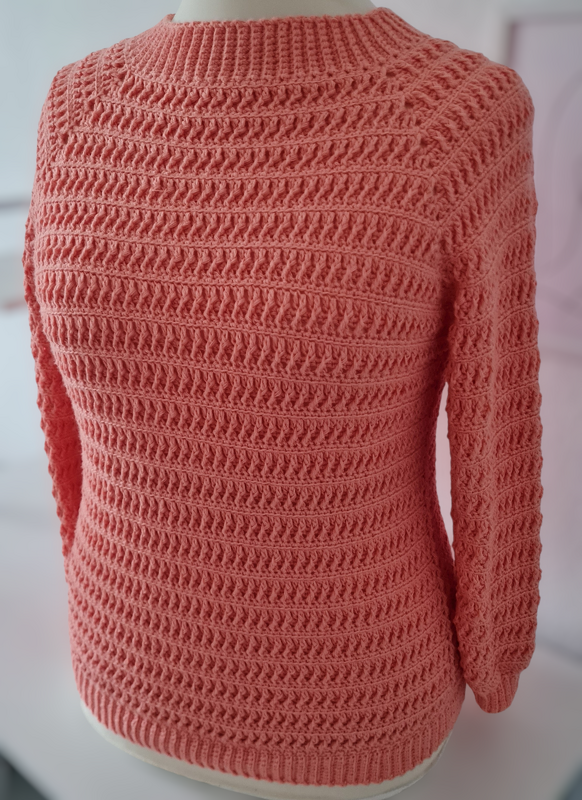 Pullover "Twisted" Häkelanleitung RVO - Bild 6