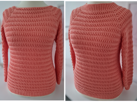 Pullover "Twisted" Häkelanleitung RVO