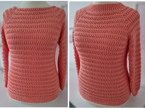 Pullover "Twisted" Häkelanleitung RVO