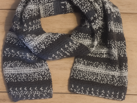 Häkelanleitung Schal Nordwind