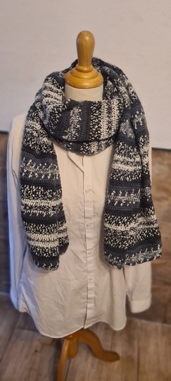 Häkelanleitung Schal Nordwind