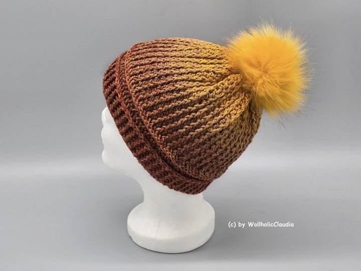 Häkelanleitung Mütze "Abendstern" 2 Varianten