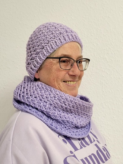 Häkelanleitung Schalkragen Mütze Loop Luvira