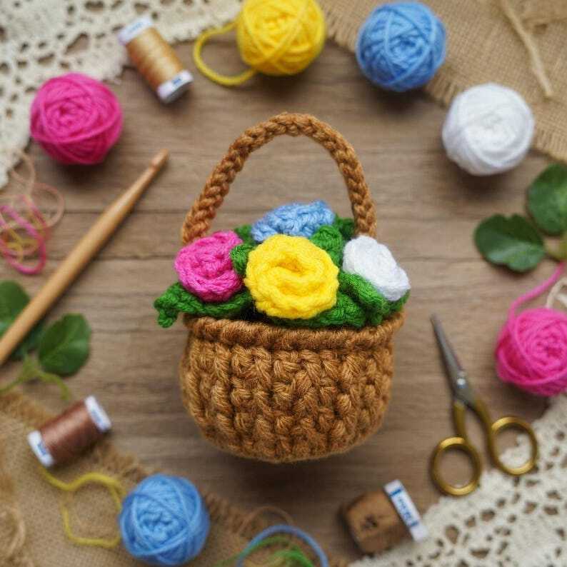 Flower Planter Crochet Pattern + PDF & Video Tutorial | nontycrochet - Image 8