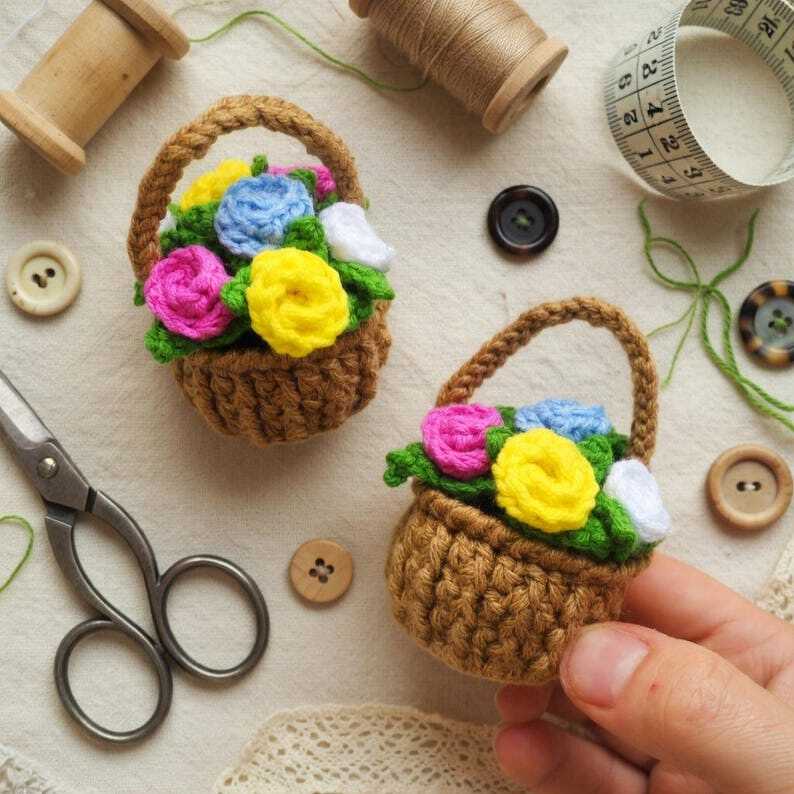 Blumentopf Häkelmuster + PDF & Video Tutorial | nontycrochet - Bild 5