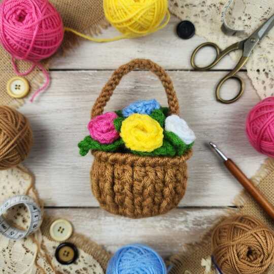 Blumentopf Häkelmuster + PDF & Video Tutorial | nontycrochet