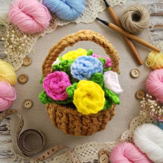 Blumentopf Häkelmuster + PDF & Video Tutorial | nontycrochet