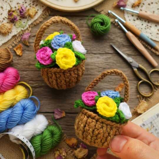 Blumentopf Häkelmuster + PDF & Video Tutorial | nontycrochet