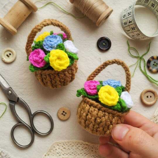 Flower Planter Crochet Pattern + PDF & Video Tutorial | nontycrochet