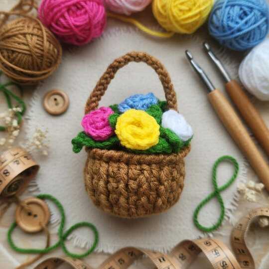 Flower Planter Crochet Pattern + PDF & Video Tutorial | nontycrochet