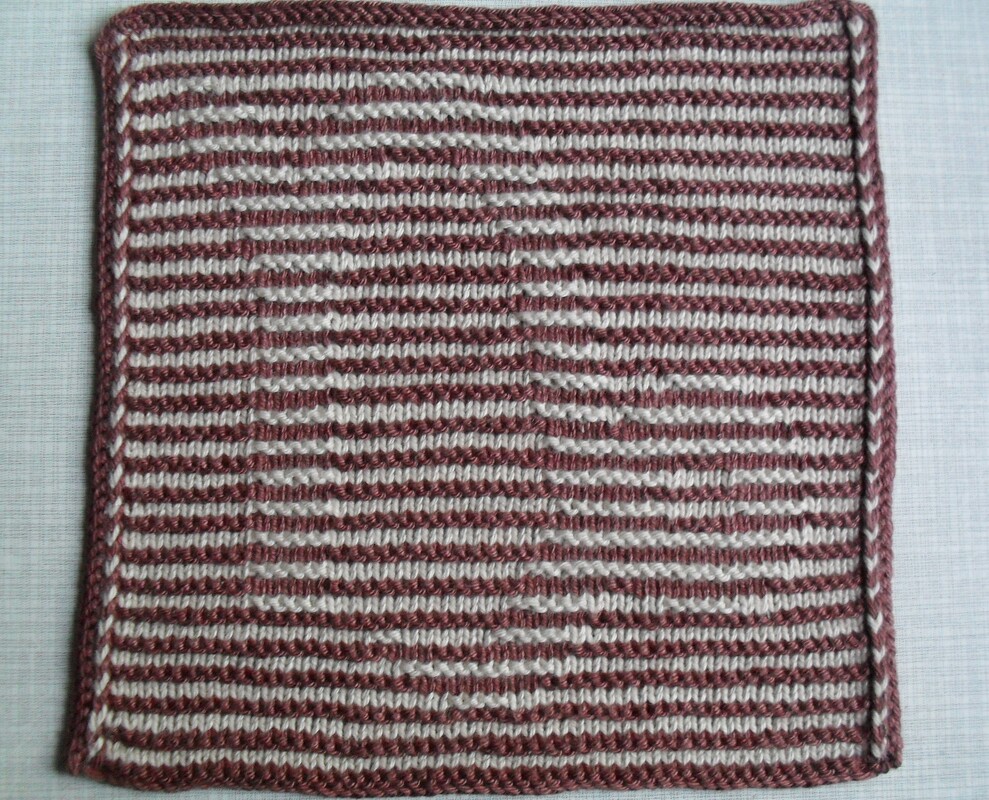 Tierkreiszeichen Steinbock in Schattenstricktechnik mit dem besonderen Rand - Bild 3