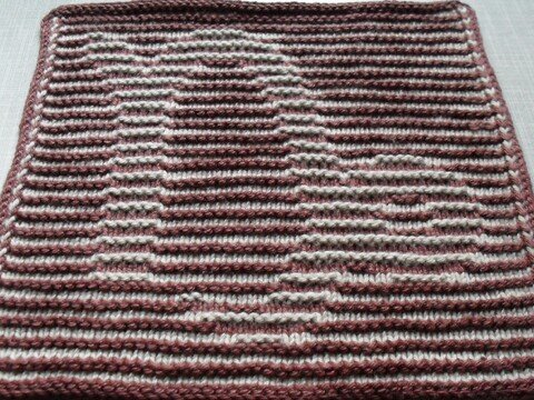 Tierkreiszeichen Steinbock in Schattenstricktechnik mit dem besonderen Rand