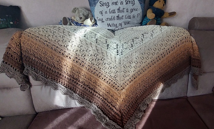 Häkelanleitung Testfeen-Tuch