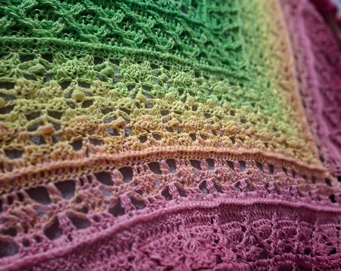 Häkelanleitung Testfeen-Tuch