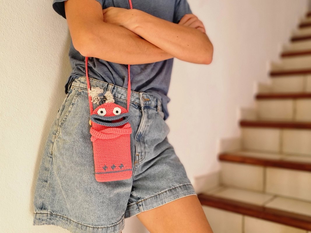 T41 crochet pattern. Small crossbody bag. Phone pouch. Kids’ bag. - Image 6